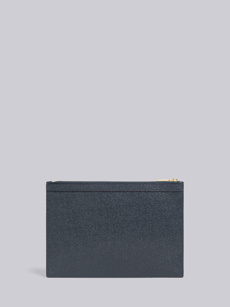 Pebble Grain Leather Anchor Small Document Holder 3