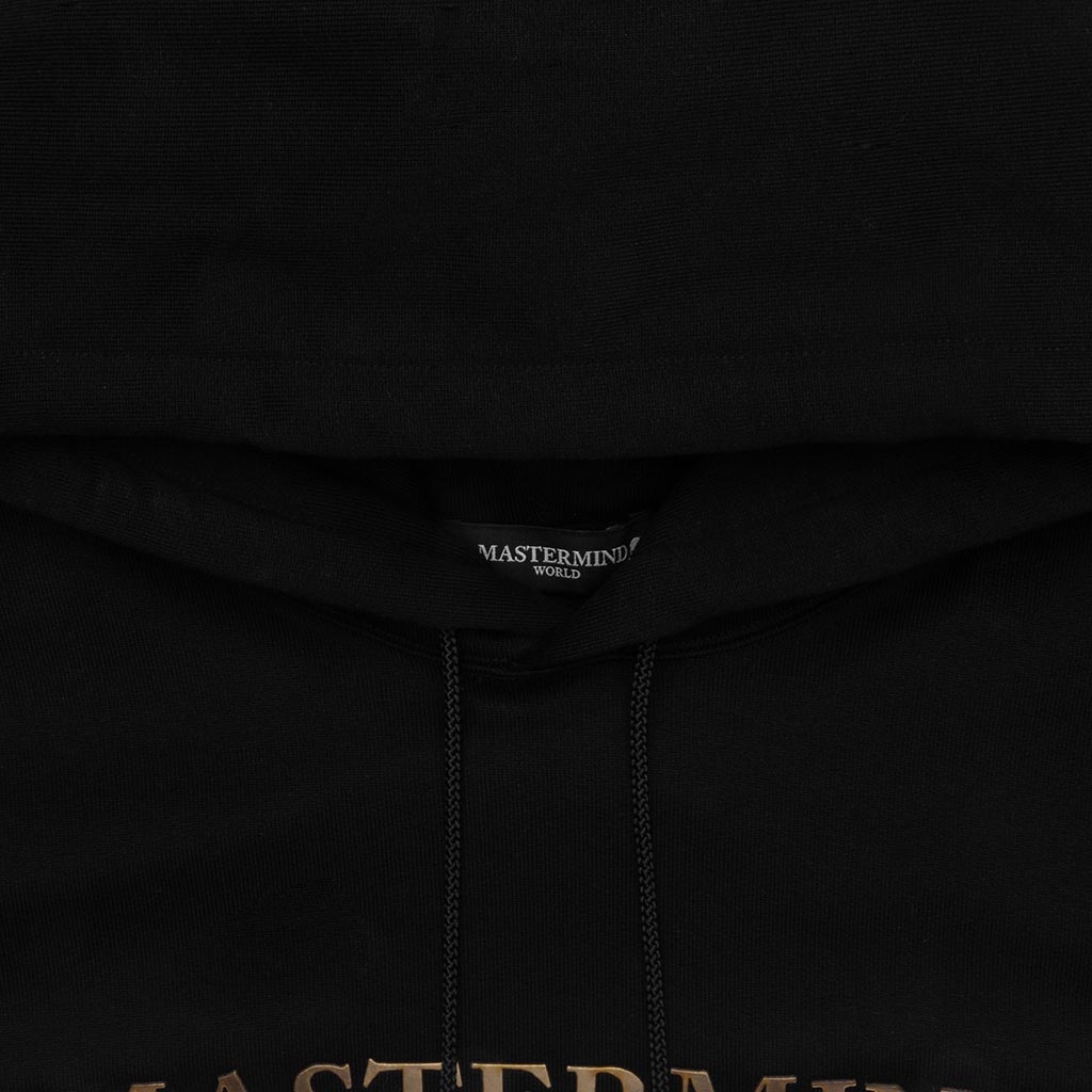 MASTERMIND WORLD FOIL LOGO HOODIE - BLACK - 3