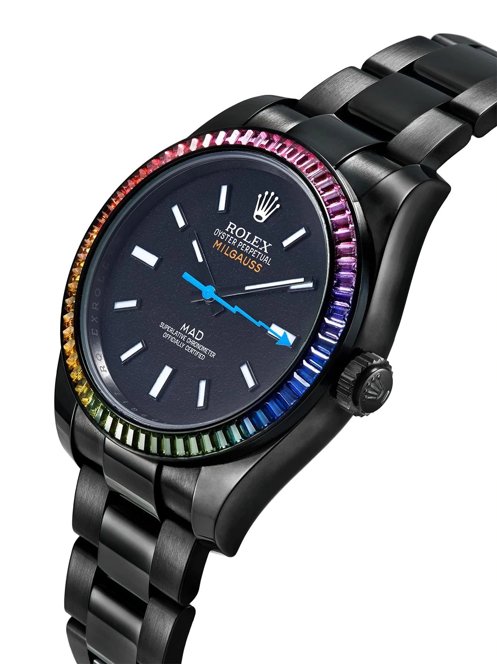 customised Rolex Milgauss Rainbow 35mm - 3