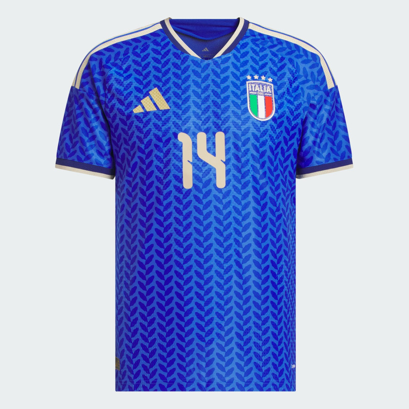 Italy 26 Home Chiesa Authentic Jersey 1