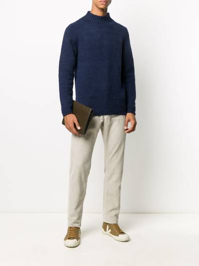 The Elder Statesman crew-neck cashmere jumper outlook