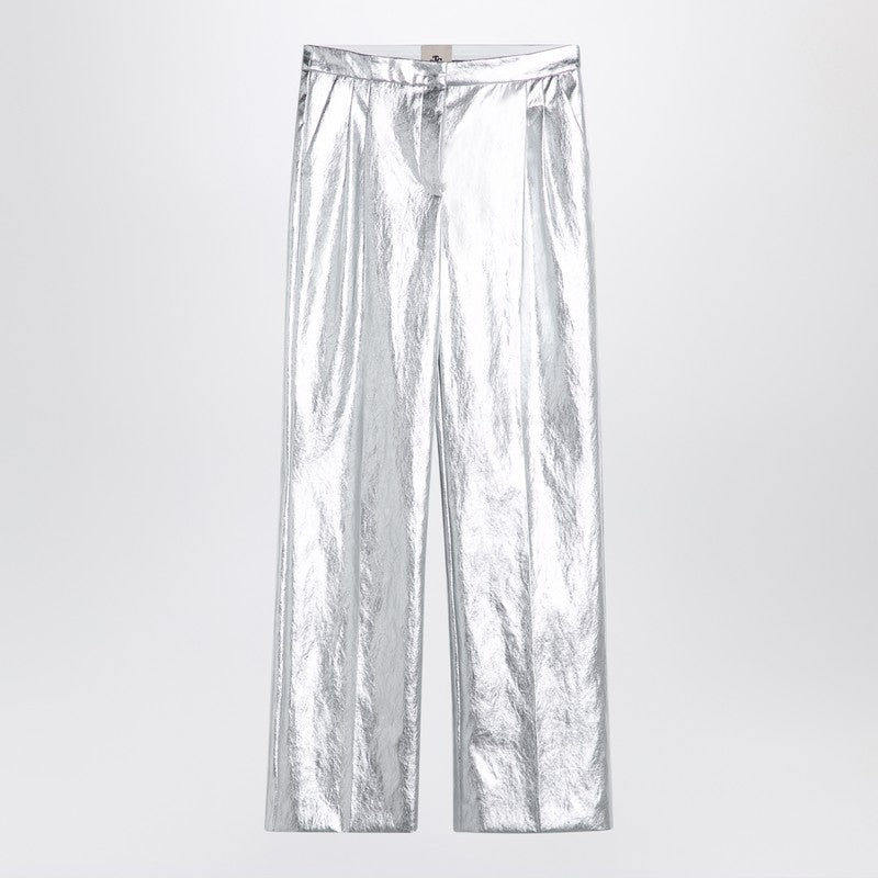 SILVER ANDY WIDE TROUSERS - 1