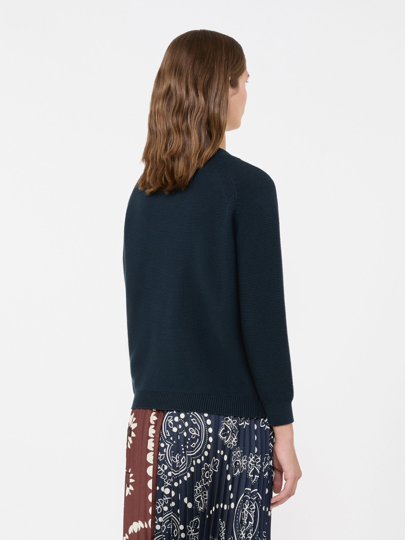 AERE Cotton sweater - NAVY 4