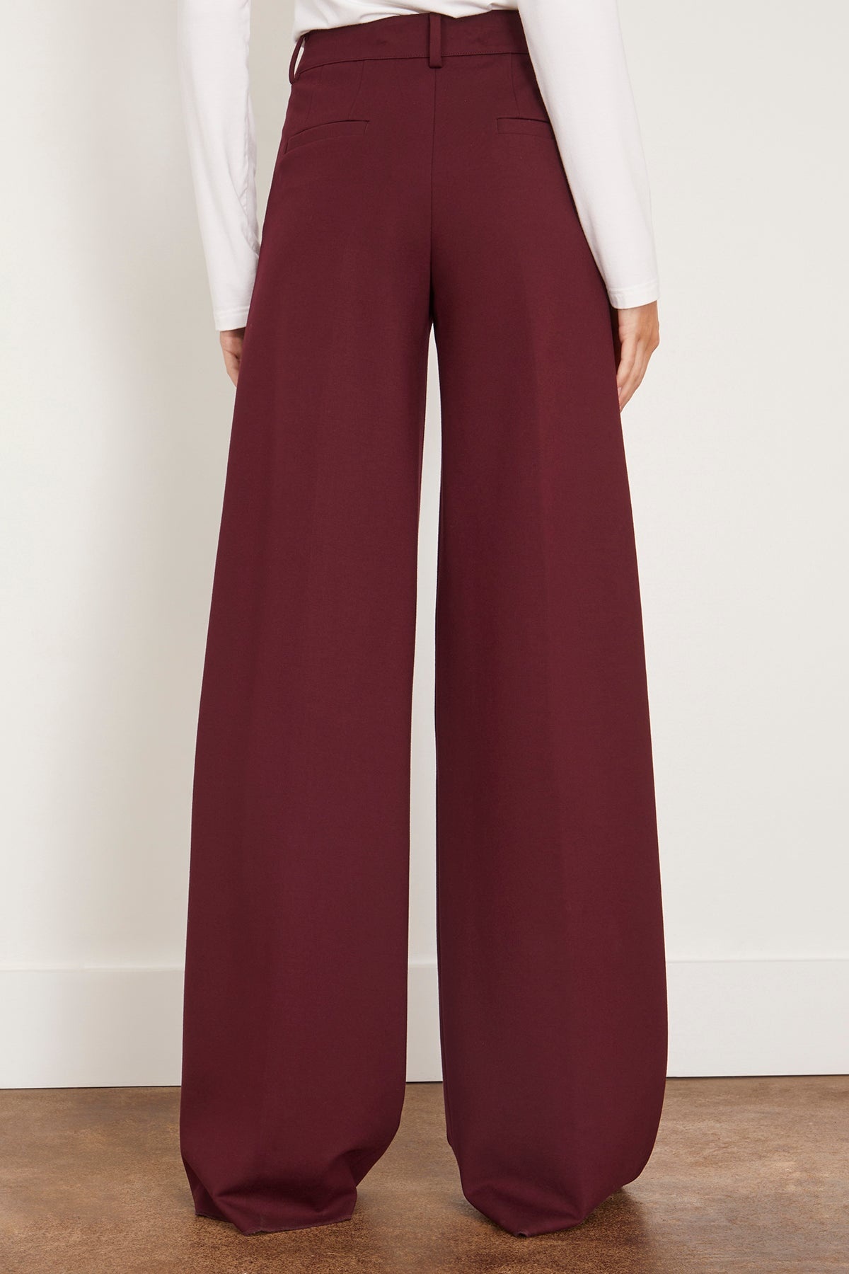 Emotional Essence Pants in Dark Burgundy - 4