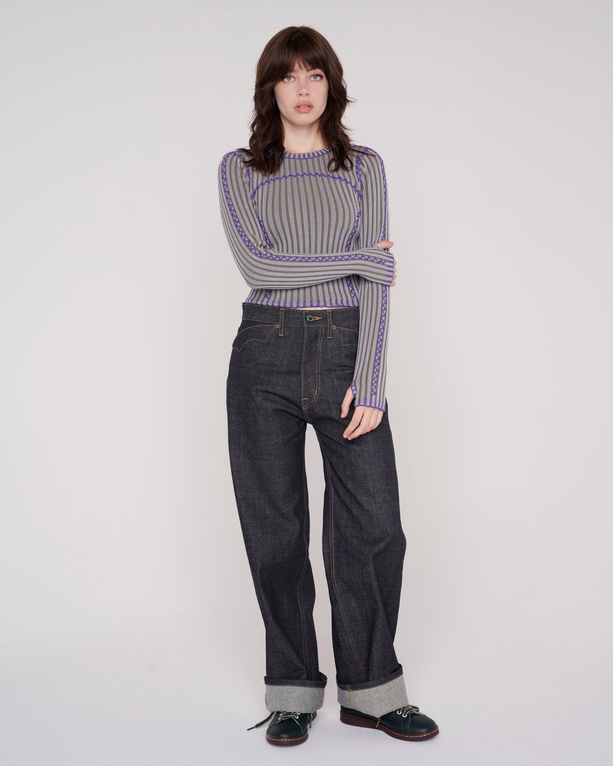 Mariel Sport Knit Long Sleeve - Rain - 7
