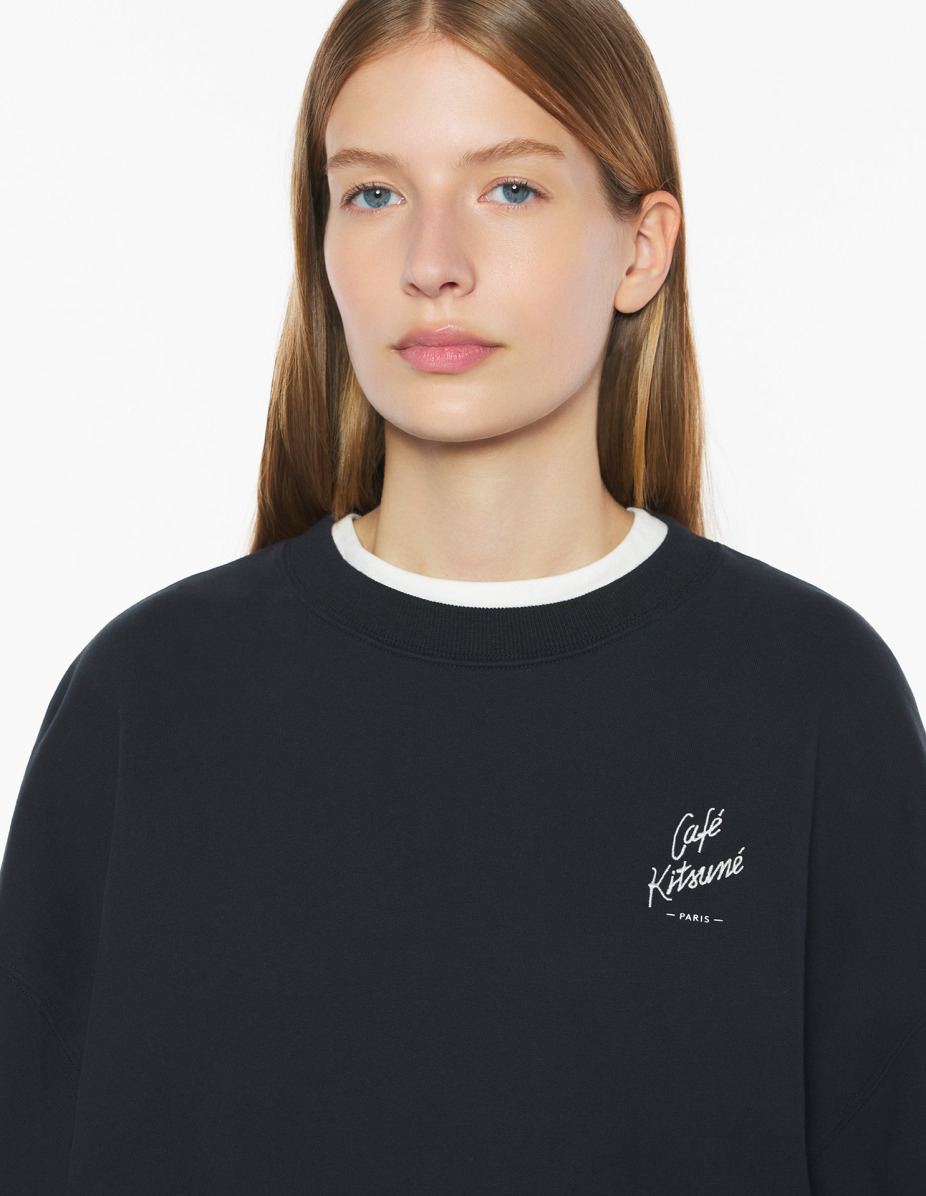 CAFE KITSUNE RELAX SWEATSHIRT - 4