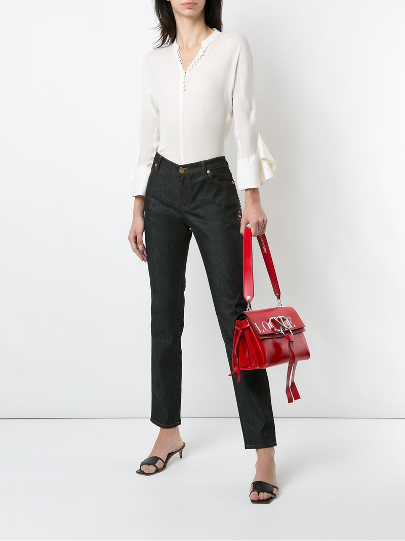 Valentino Rockstud straight-leg jeans outlook