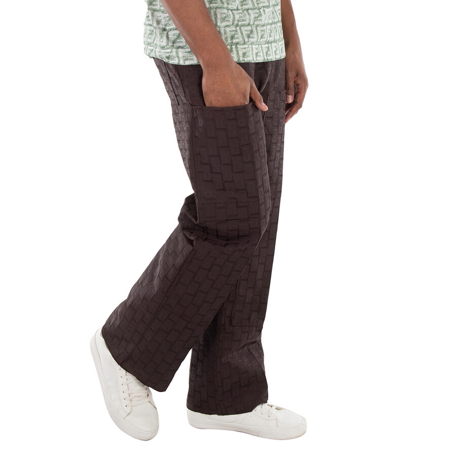 Ferragamo Straight Leg Monogram Pattern Trousers - 5