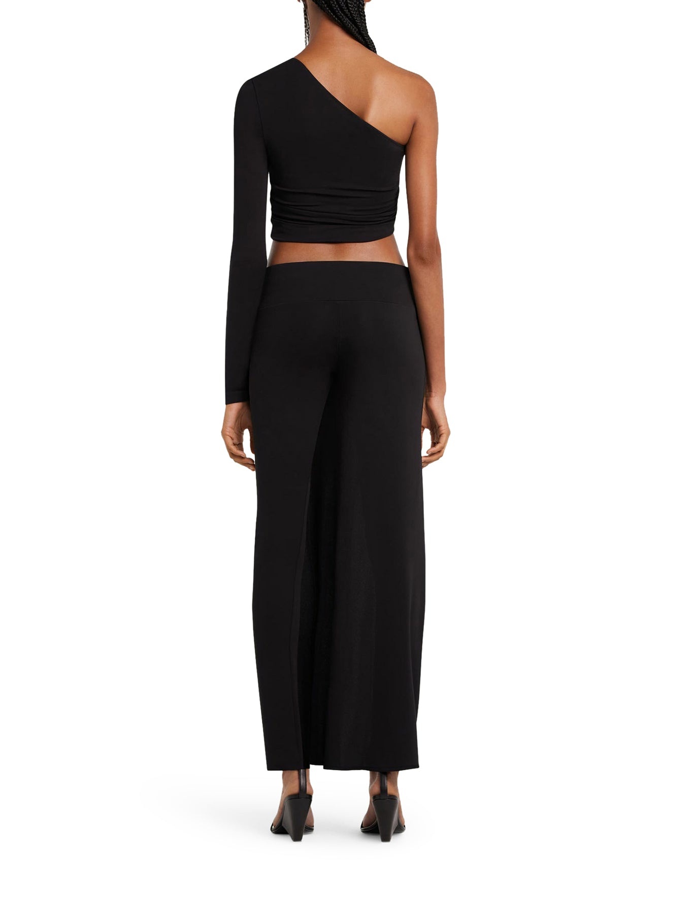 ASYMMETRIC TWIST CROPPED TOP - 3