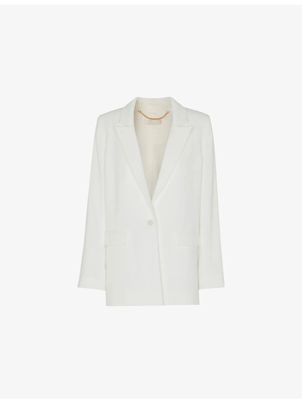 Andie single-breasted woven wedding blazer - 1