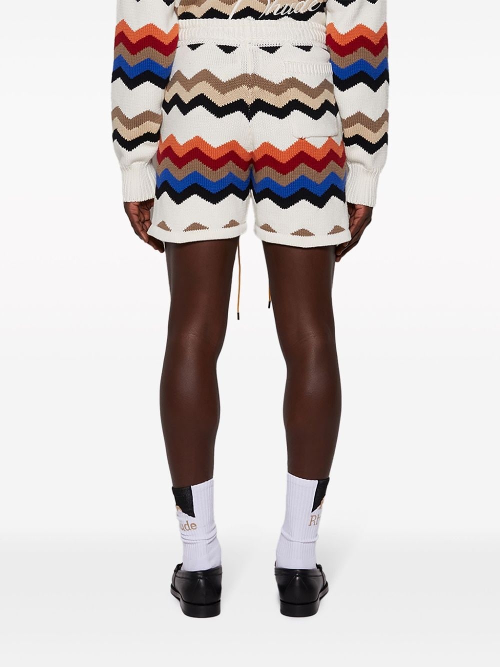Cyril intarsia-knit shorts - 4