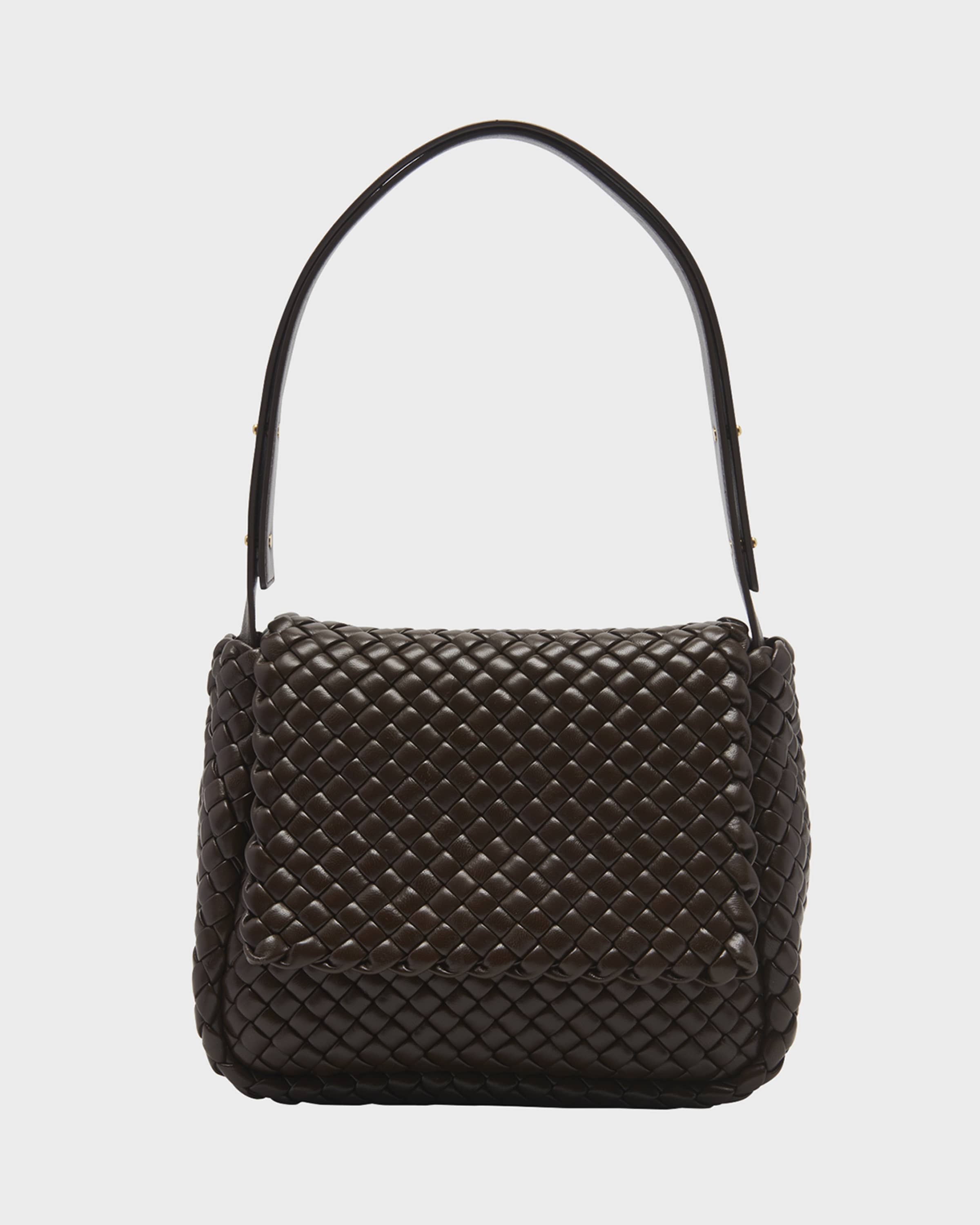 Cobble Intrecciato Leather Shoulder Bag - 1