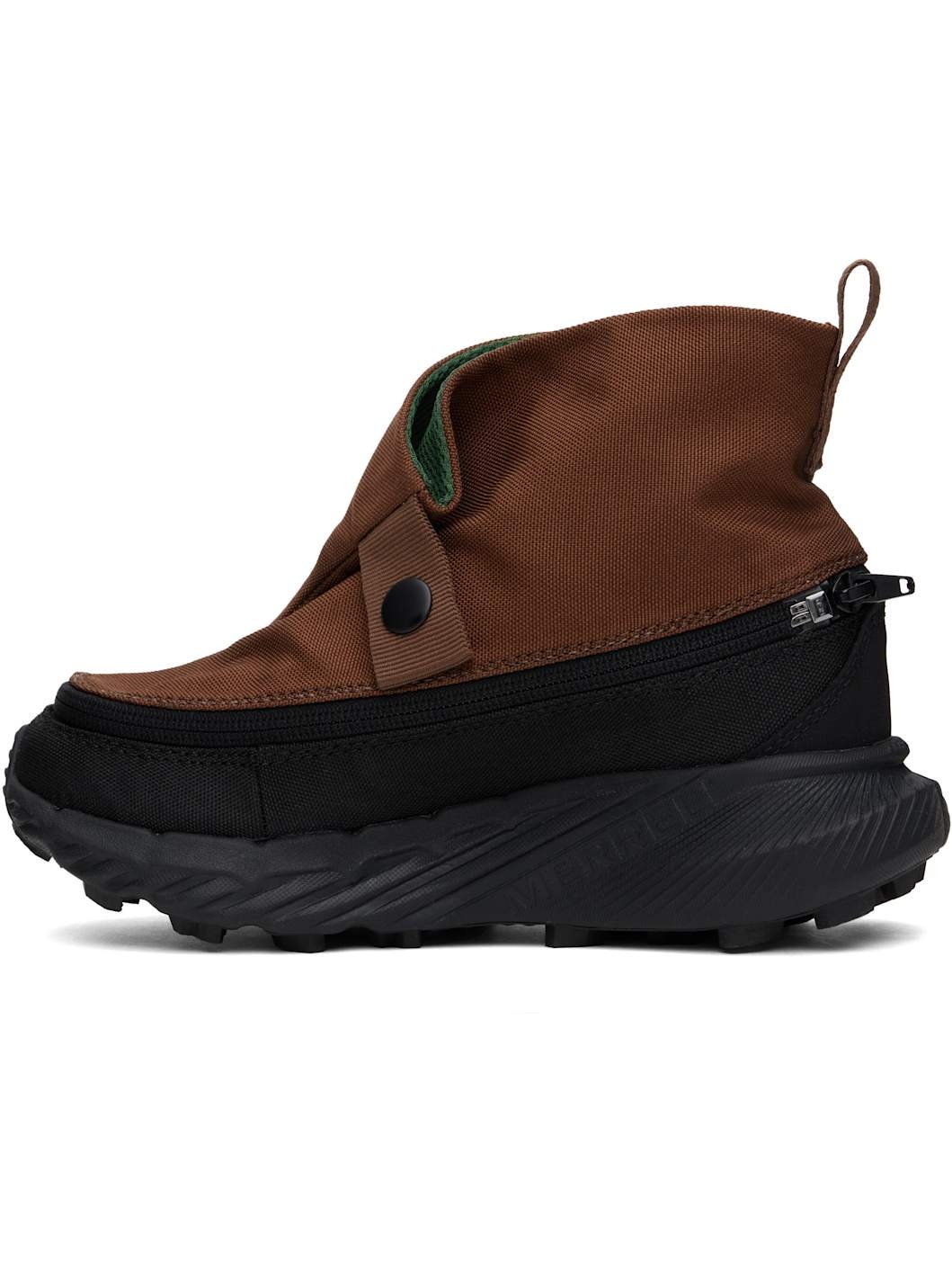 Brown & Green Agility Peak 5 GTX Zip Sneakers - 3