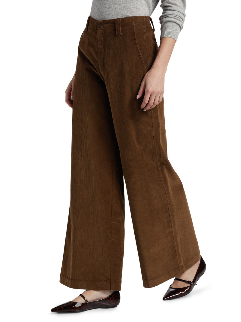 Women's Off Duty Trousers - Camel 4