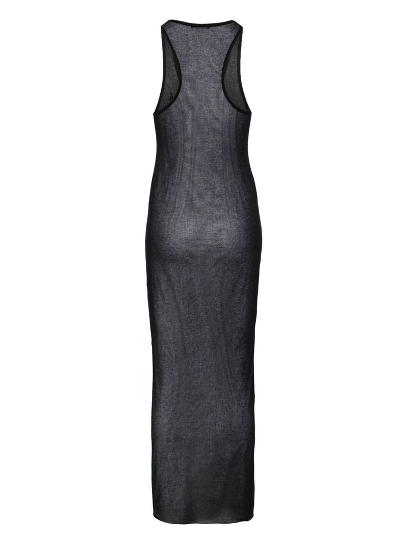 ANDREĀDAMO fine-ribbed maxi dress outlook