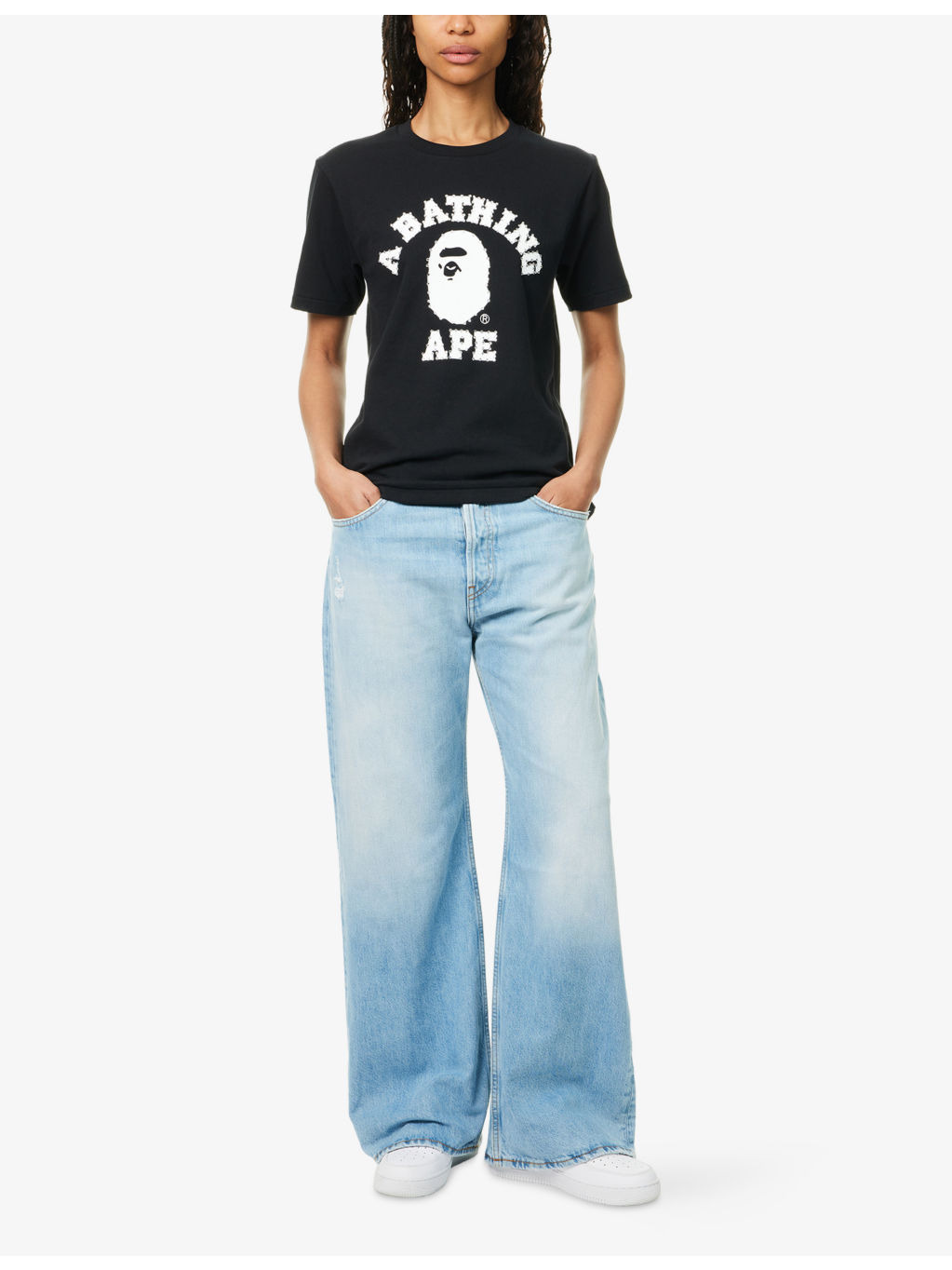 Crystal-Embellished Logo-Print Cotton-Jersey T-Shirt - 2