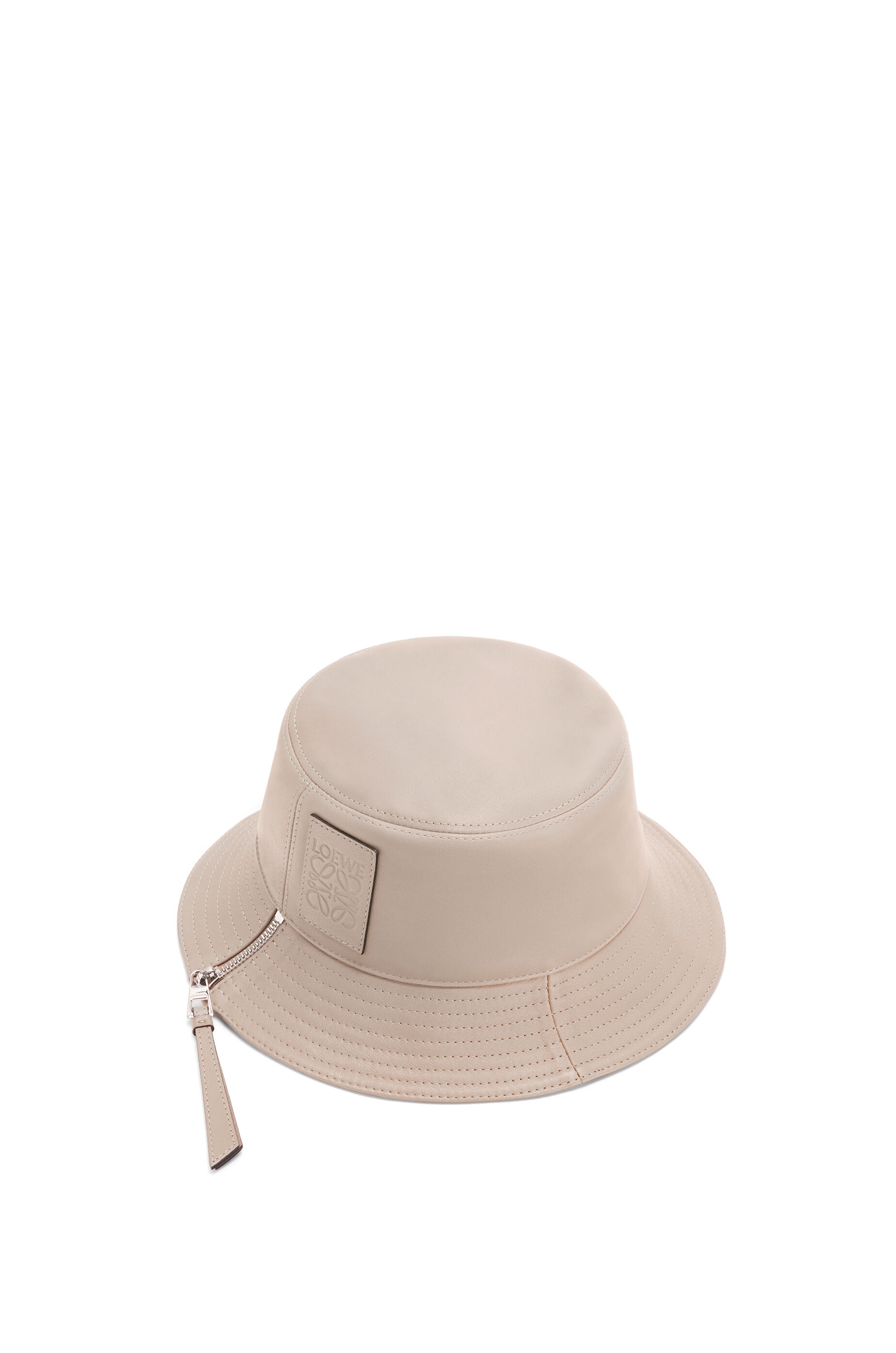 Fisherman hat in nappa calfskin - 3