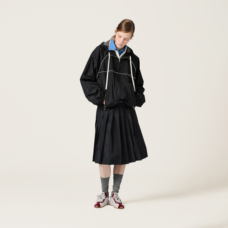 Miu Miu Technical silk skirt outlook