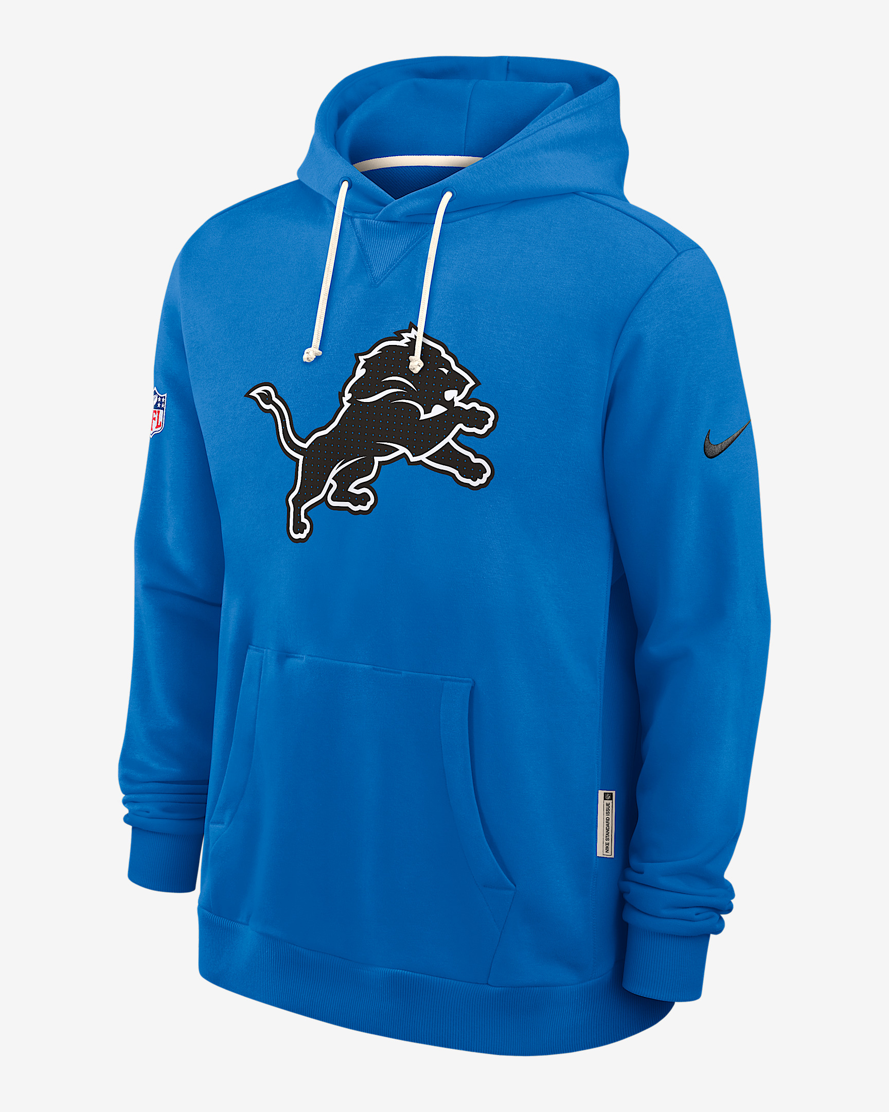 Detroit Lions Initial Home Sideline Men's Nike Dri-FIT NFL Pullover Hoodie - 1