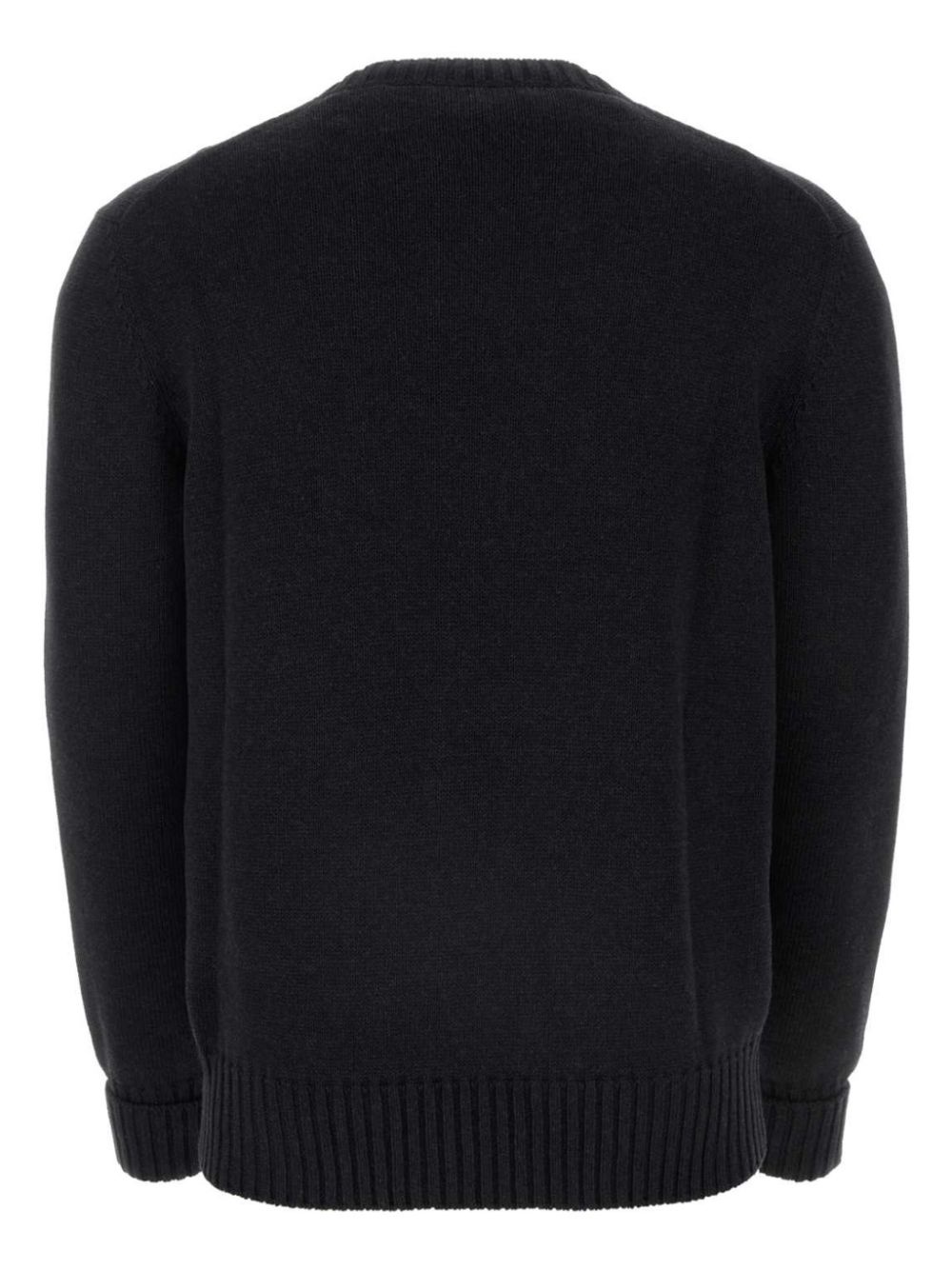 logo-intarsia crew-neck jumper - 2