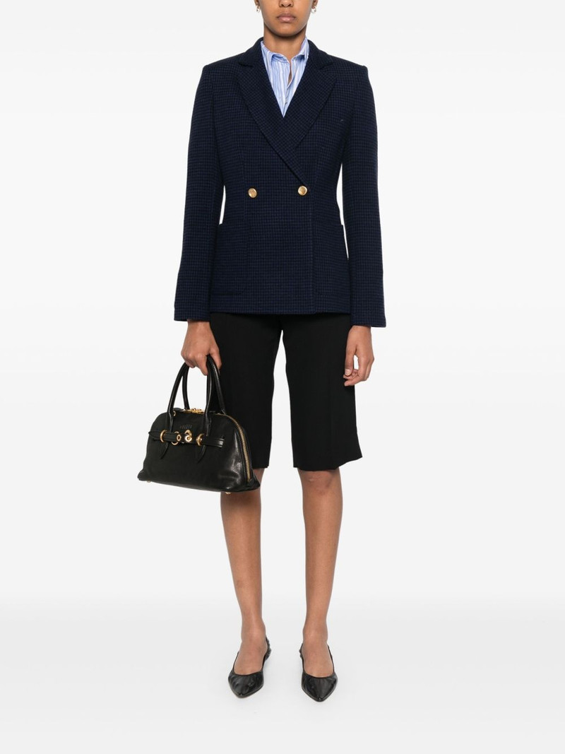 Harris Wharf London houndstooth-pattern blazer outlook