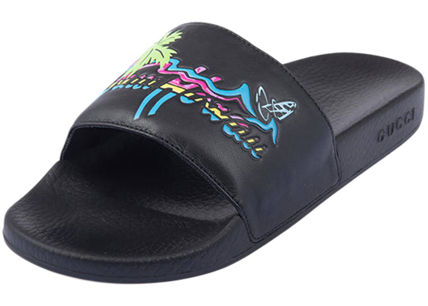 Gucci Slide Hawaii Black Multi - 2