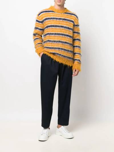 Marni striped long-sleeve sweater outlook