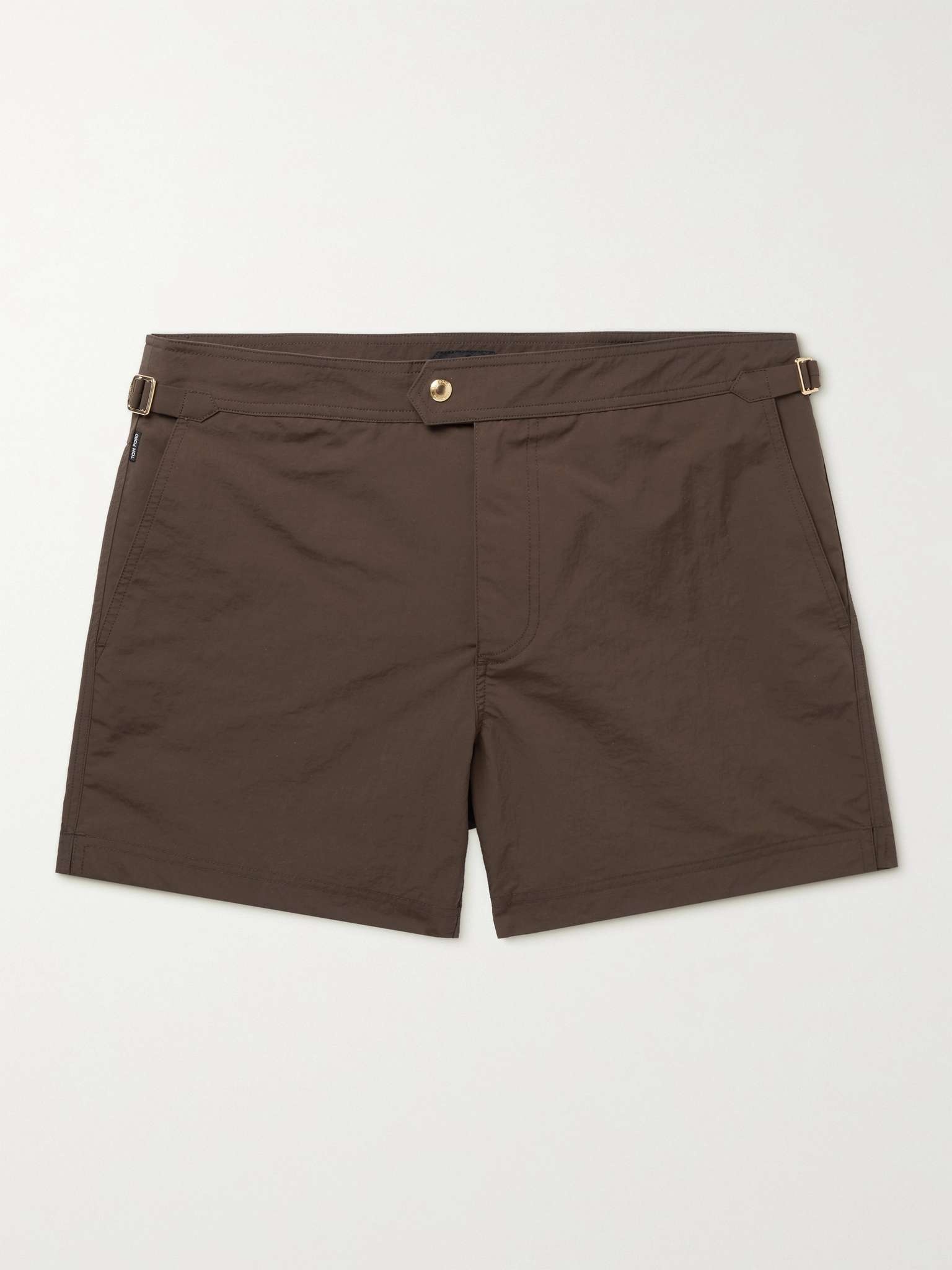 Slim-Fit Mid-Length Swim Shorts - 1