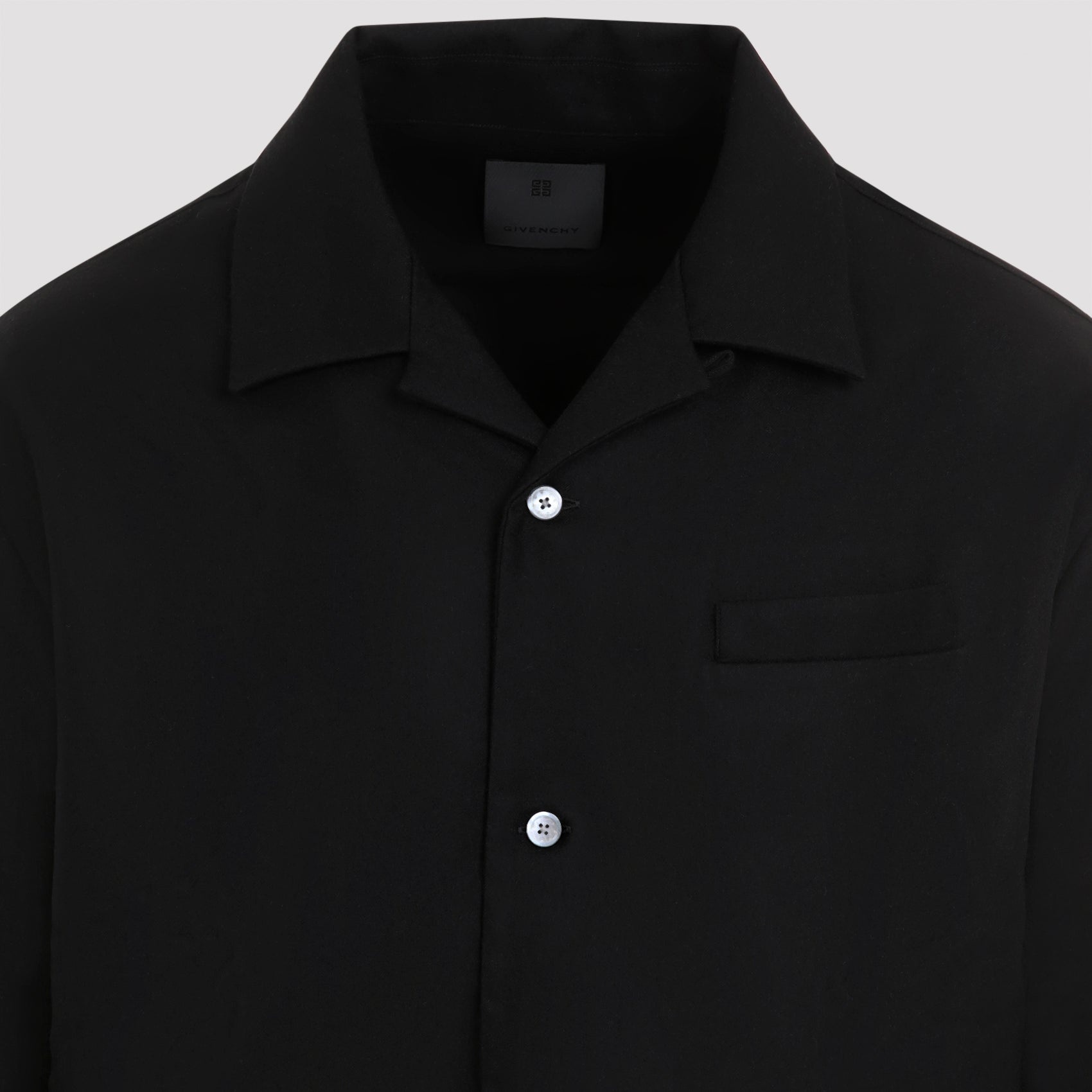 Givenchy Men Givenchy Virgin Wool Shirt - 4