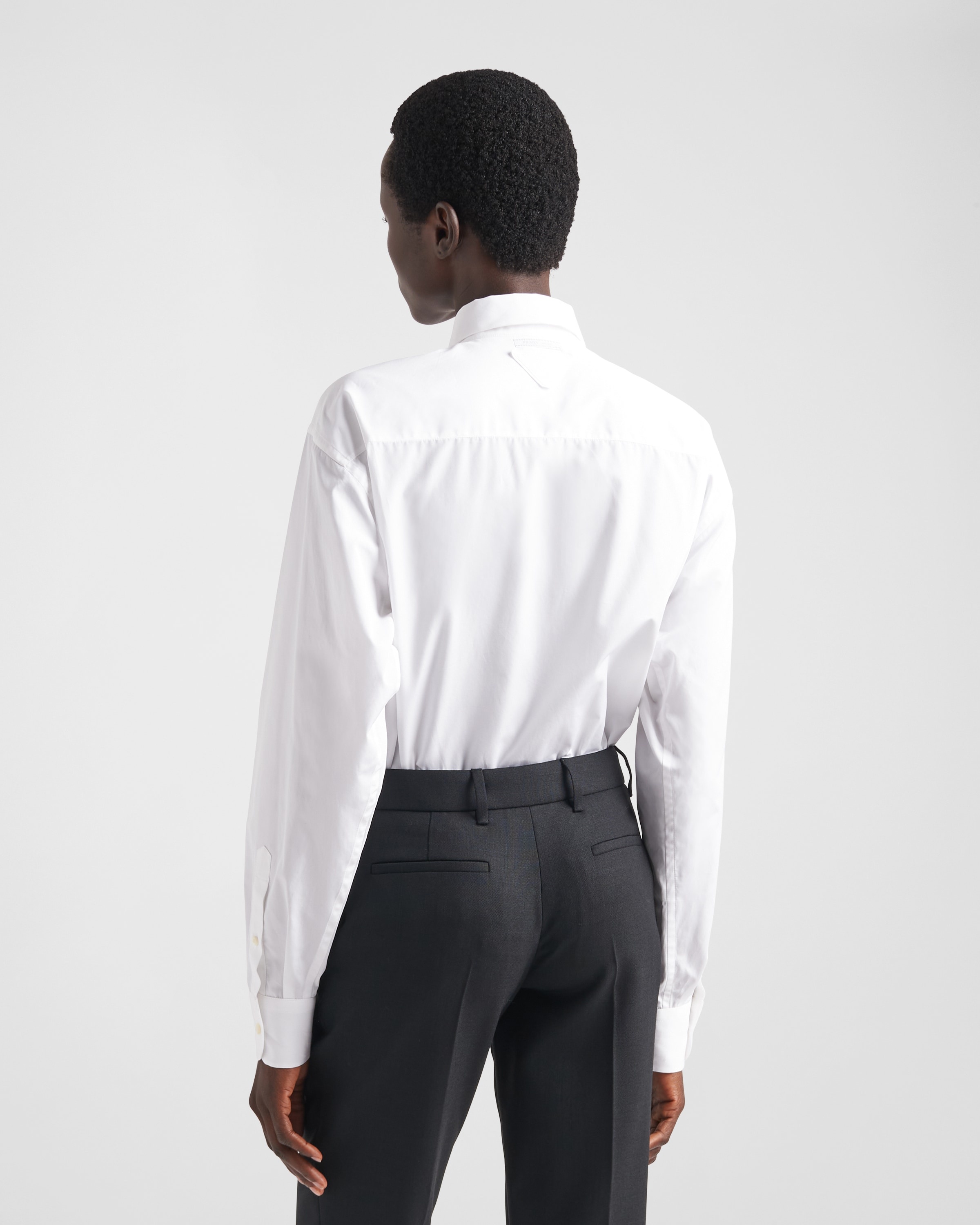 Embroidered poplin shirt - 5