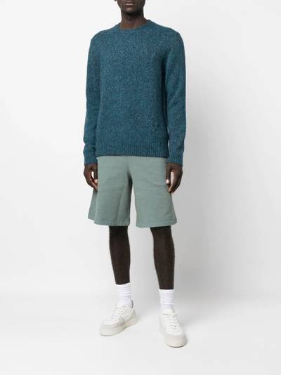 Jil Sander logo-patch cotton shorts outlook