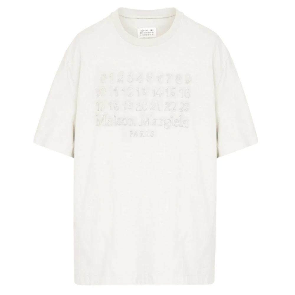BEIGE CASUAL T-SHIRT - 1