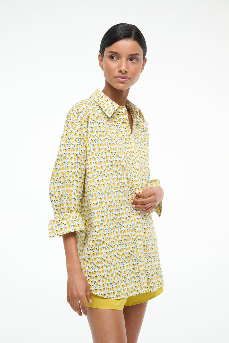 STAUD COLTON TOP ON THE VINE GOLDEN 3