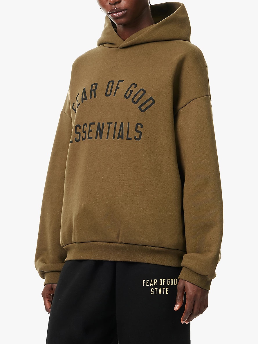 Essentials relaxed-fit cotton-jersey hoody - 3