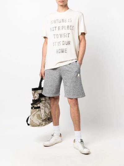 Golden Goose slogan-print crew-neck T-shirt outlook