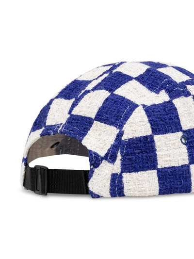 Supreme Checkerboard Boucle camp cap outlook