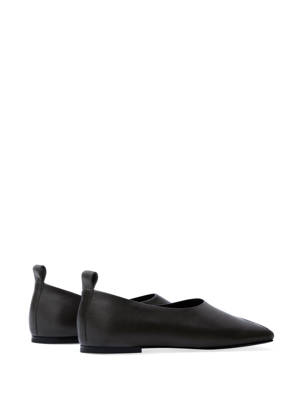 minimal leather loafers - 3