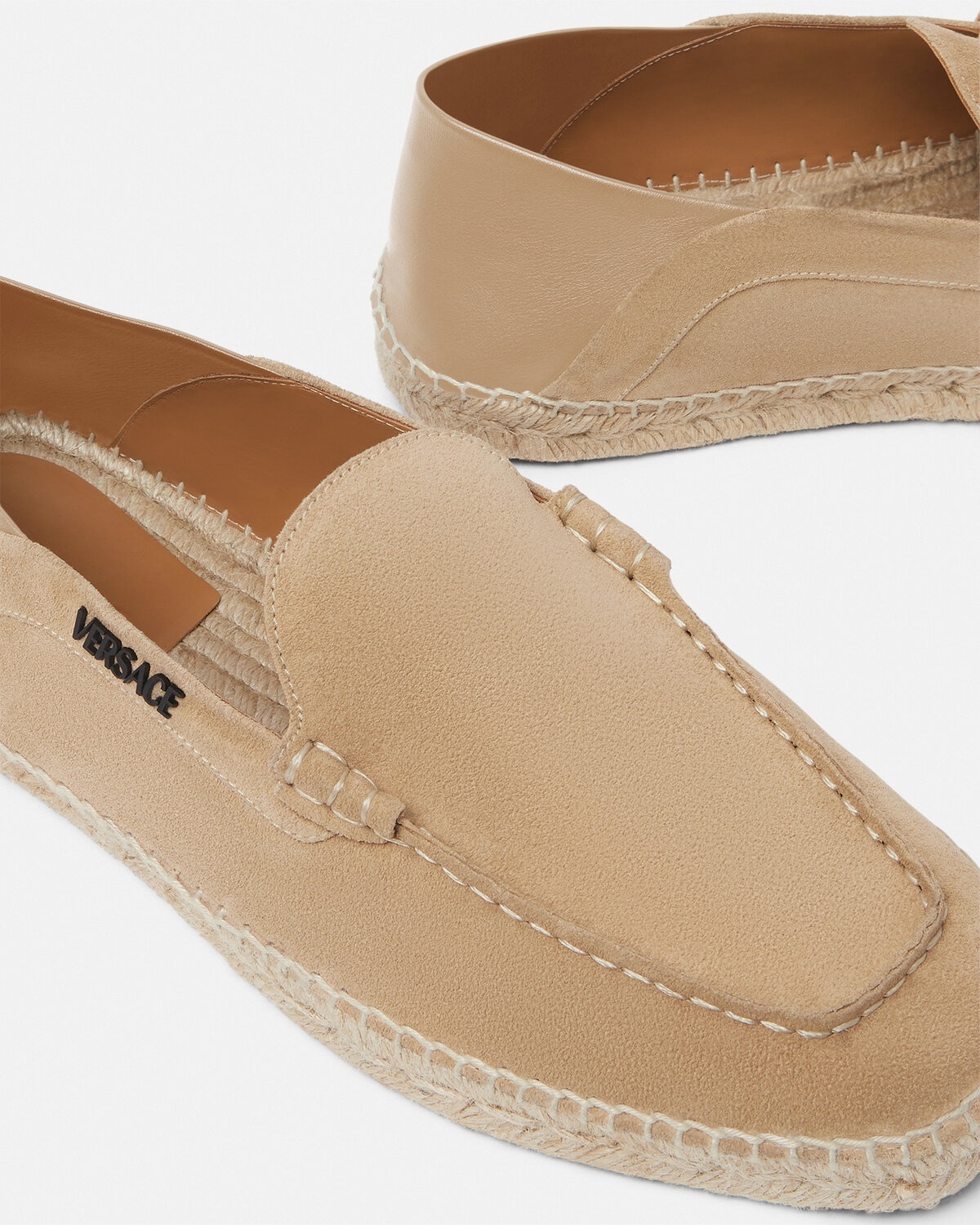 Logo Suede Espadrilles - 5
