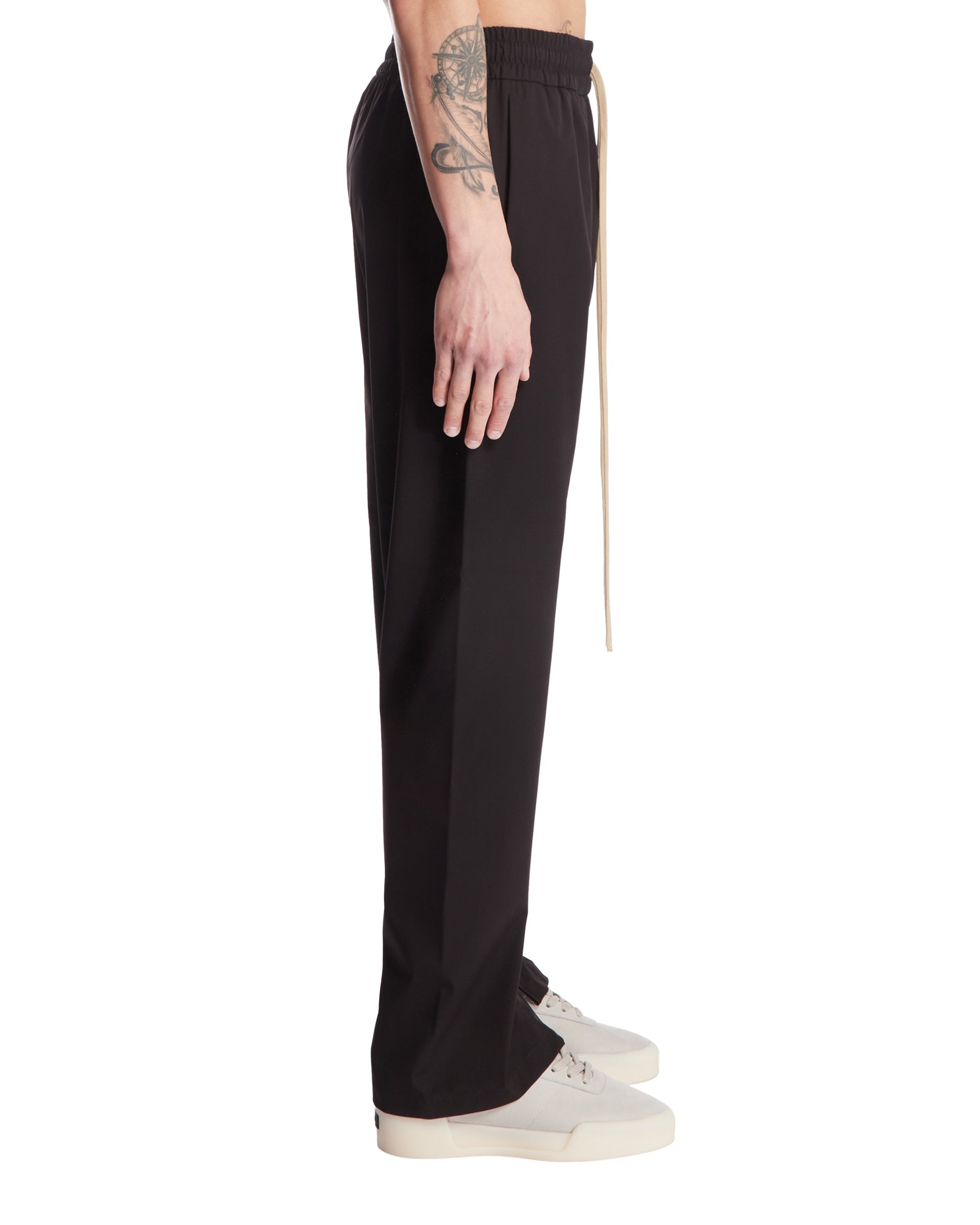Black Trousers with Side Zip - 5