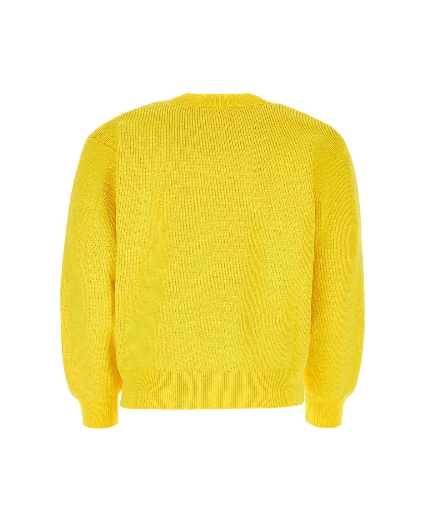 Logo Intarsia Knitted Crewneck Jumper - 2