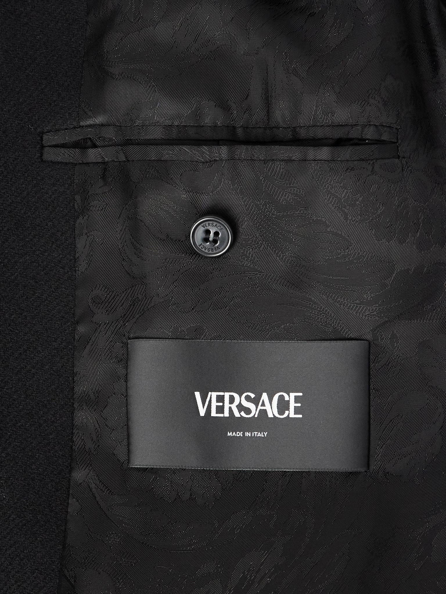 Virgin Wool Overcoat Black - 5