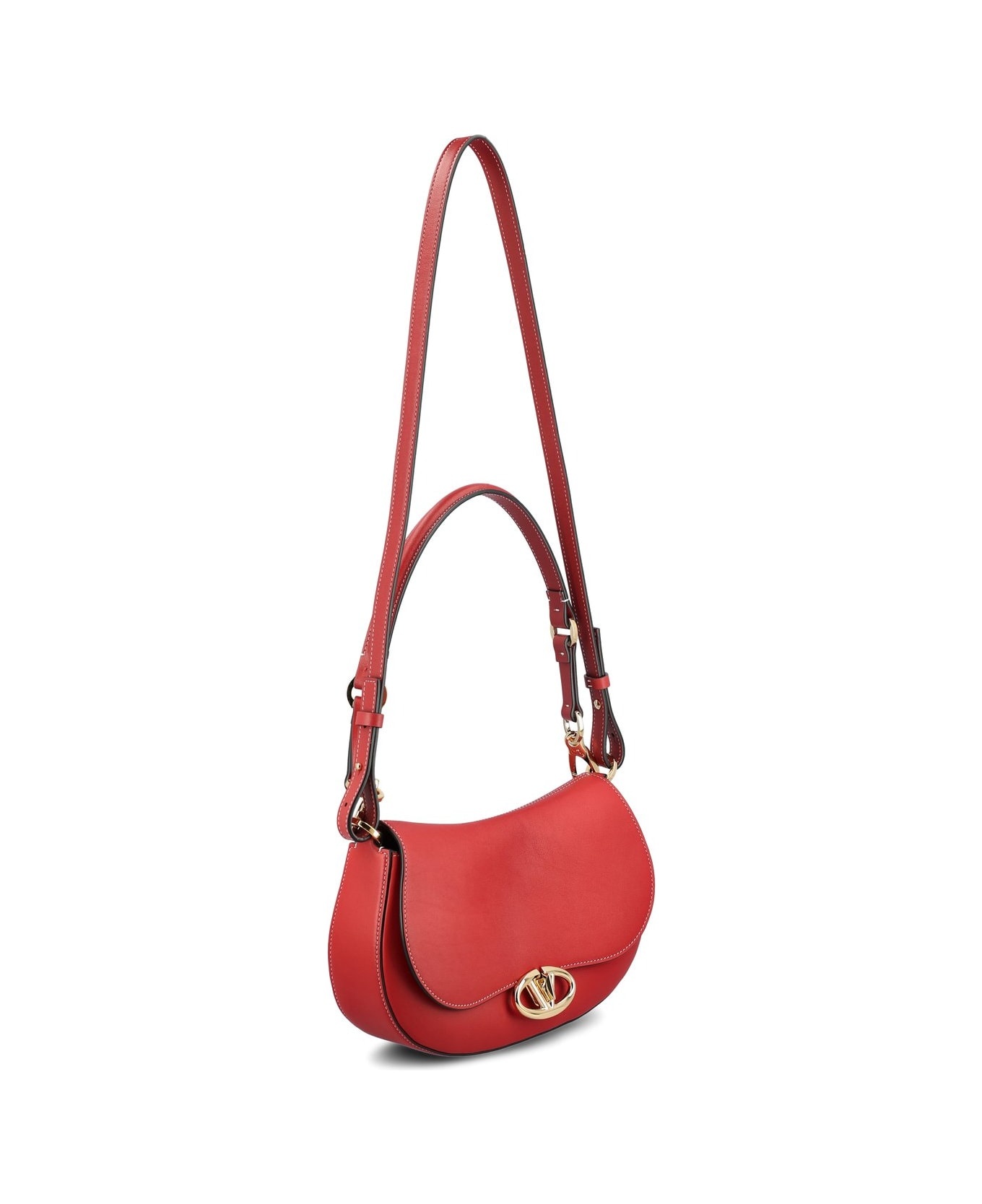 Ohval Foldover Top Small Shoulder Bag - 3