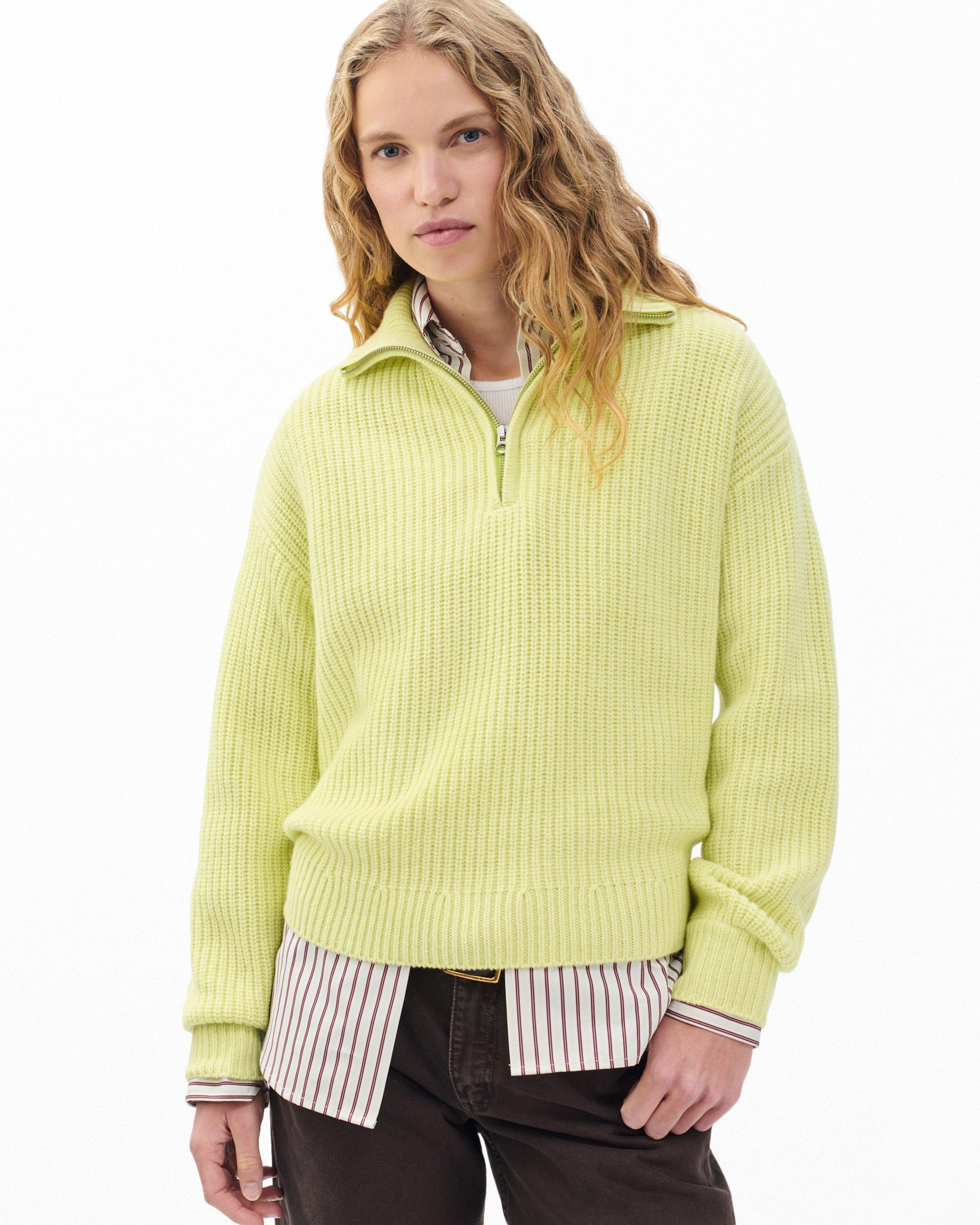Julie Wool Half-Zip Sweater - 2