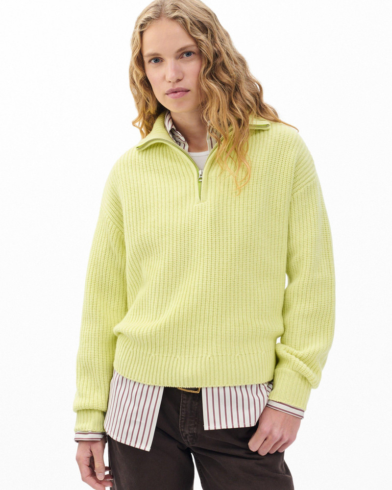 Julie Wool Half-Zip Sweater 2