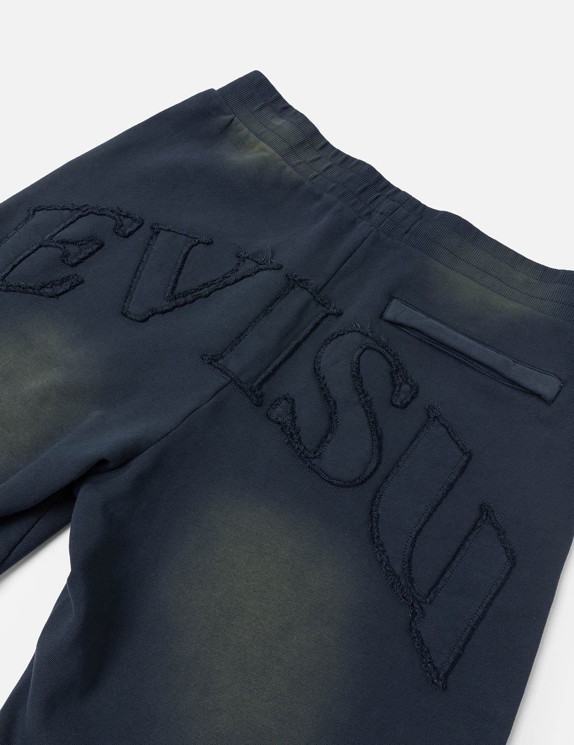Logo Appliqué Embroidery Heavy Washed Fashion Fit Sweatshorts - 5