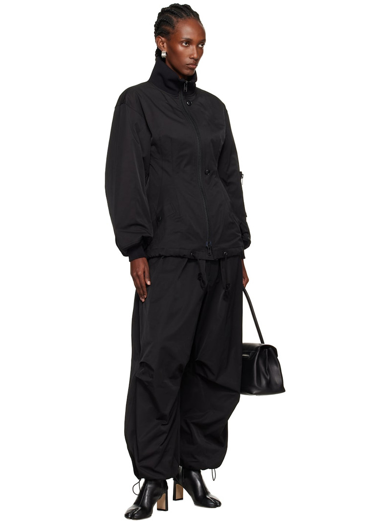 Yohji Yamamoto Black Twill Parachute Lounge Pants outlook