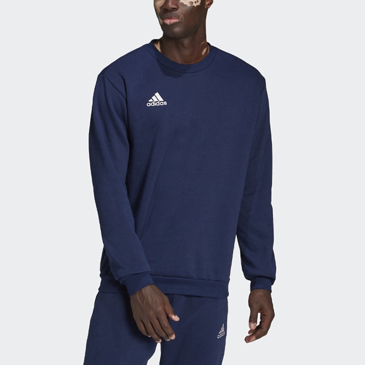 adidas Ent22 Sw Top Soccer/Football Sports Round Neck Navy Blue H57480 - 3