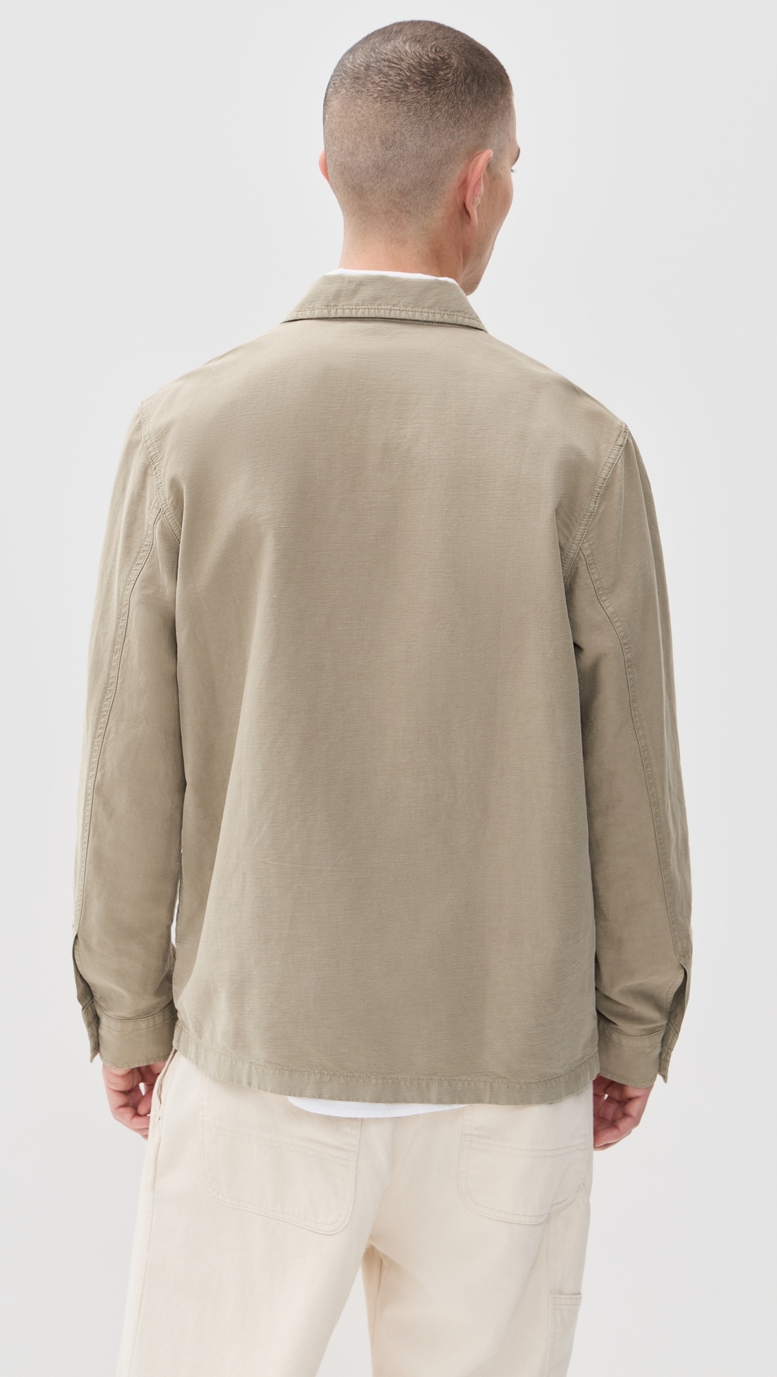 Julian Cotton Linen Overshirt - 2