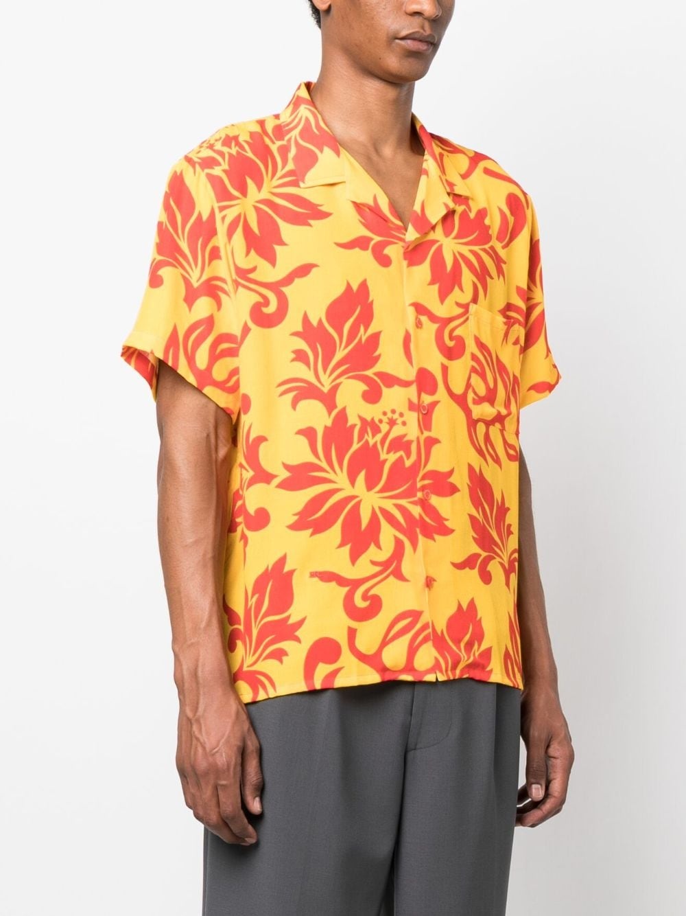Tropical Flowers short-sleeve shirt - 4