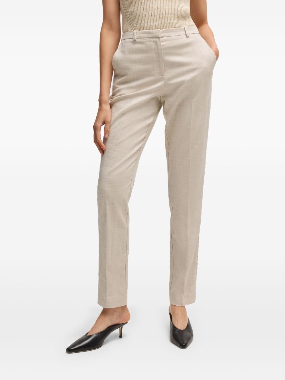 straight-leg trousers - 3